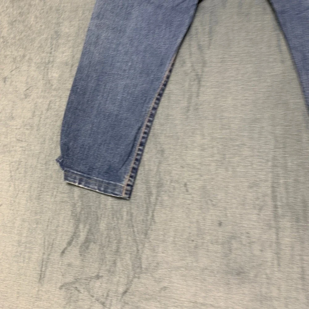 Vintage Levi's 521 Jeans Mens 38x30 Blue Denim Stretch Medium Wash Straight Leg